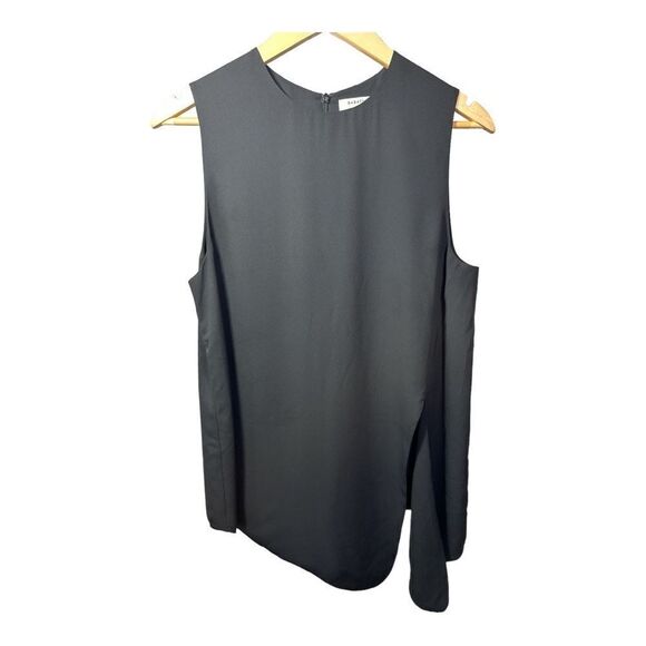 Aritzia Tops - ARITZIA BABATON Women’s Asymmetrical Hem Sleeveless Blouse Black Size Medium